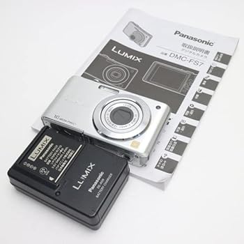 【中古】パナソニック デジタル写真機 LUMIX (ルミックス) FS7 しろがね色 DMC-FS7-S