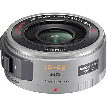 【中古】Panasonic LUMIX G X VARIO PZ 14-42/3.5-5.6 ASPH./POWER O.I.S. シルバー(H-PS14042ーS)|COCOHOUSE