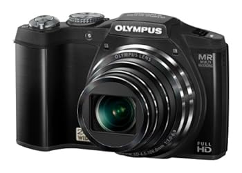 【中古】OLYMPUS デジタル写真機 SZ-31マルチ書きとどめる 黒いこと 1600万絵素 後ろ側素っ破抜き型CMOS 光学24倍望遠レンズ DUAL IS 高品位テレビ活動写真 3.0型タ