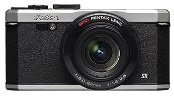 【中古】RICOH PENTAX デジタル写真器 PENTAX MX-1 古典派音楽しろがね色 1／1.7in大型CMOS検出器 F1.8大差しわたし水晶体 PENTAX MX-1 SL 12634