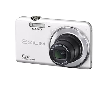 【中古】CASIO デジタルカメラ EXILIM EX-ZS27WE 広角26mm 光学6倍ズーム プレミアムオート 1610万画素 ホワイト