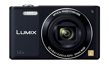 【中古】パナソニック デジタル写真機 ルミックス SZ10 光学12倍 黒いこと DMC-SZ10-K