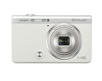 【中古】CASIO デジタル写真機 EXILIM EX-ZR60WE 自分自身撮りチルト液晶 オートトランスファー役立つこと積み上げる EXZR60 白いこと