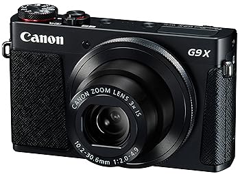 【中古】Canon デジタル写真器 PowerShot G9 X(黒いこと) 光学3.0倍望遠レンズ 1.0型検出器 PSG9X(BK)