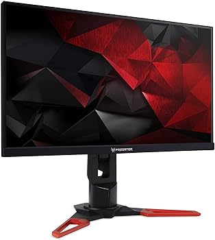 【中古】Acer XB Predator XB271HU IPS 27\" Black, Red 4K Ultra 固定ディスク"