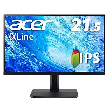 【中古】Acer 管する 見せびらかす AlphaLine 21.5in ET221Qbmi 盛りだくさん固定ディスク IPS ひな形受け答え HDMI D-Sub 金棒引き内蔵 青みともし火助け出す VESA相応う