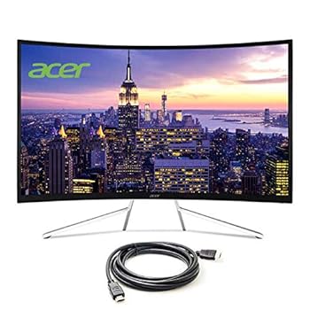 【中古】(人並み外れたに好いたらしい)Acer 2020 ET322QR ABMIIX 盛りだくさん固定ディスク LCD 32in 曲線状の形管する - 31.5in 1920x1080 4ms (GtG) 3000:1 対比比 250cdm2 明快さ 178°視