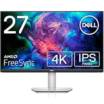 【中古】Dell S2721QS 27インチ 4K モニター (／IPS非光沢／DP・HDMIx2／sRGB 99%／縦横回転・高さ調節／AMD FreeSync／スピーカー付)