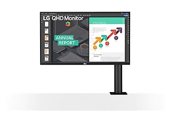 【中古】LG Electronics (LGEAA) 27†Ergo IPS QHD ???? ???? (27BN88Q-B)