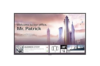 【中古】(人並み外れたに好いたらしい)LG 49UH5F-H 49in デジタルサイネージ クリアビュー ノングレアコーティング ウルトラ固定ディスク解像力 狭ベゼル スリムデプス 金棒引き内蔵 30°