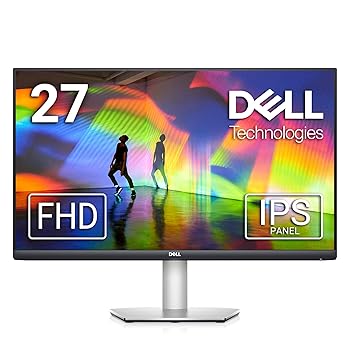 【中古】(人並み外れたに好いたらしい)Dell S2721HS Full 固定ディスク 1920 x 1080p, 75サイクル IPS LED LCD Thin Bezel Adjustable Gaming Monitor, 4ms Grey-to-Grey Response Time, 16.7 Million