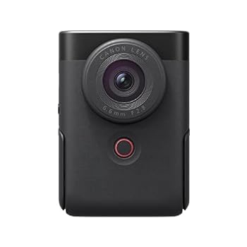 【中古】(人並み外れたに好いたらしい)Canon Vlog写真機 PowerShot V10 黒いこと PSV10BK