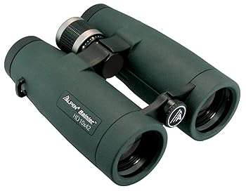 【中古】Alpen Rainier EDHD 10x42 雨合羽 曇り止め 大屋根プリズム 小型望遠鏡