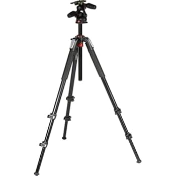 【中古】マンフロット(Manfrotto) 労働者階級三脚 055つづき物 軽銀 3段 + RC2付3Way雲台一揃いの道具 MK055XPRO3-3W