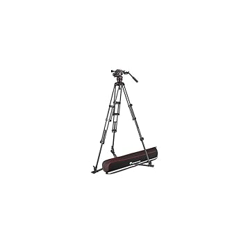 【中古】(未当て嵌める品)ナイトロテック608映像媒体雲台+炭素ツイン三脚GS