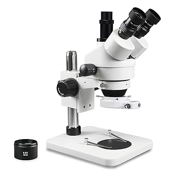 【中古】(未使用品)Parco Scientific PA-1FX-IFR09W 三眼ズームステレオ顕微鏡 | 10倍ワイドフィールド接眼レンズ | 0.7X?4.5Xズーム範囲 3.5X?45倍拡大範囲 0.5X