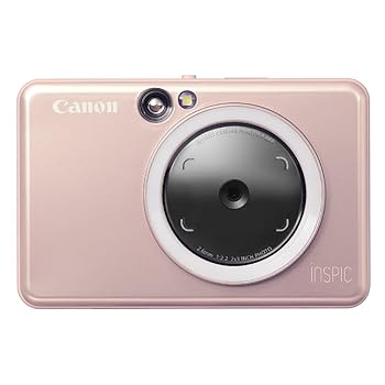 【中古】(非常に良い)キヤノン Canon インスタントカメラプリンター iNSPiC ZV-223-PK 写真用 ピンク 小