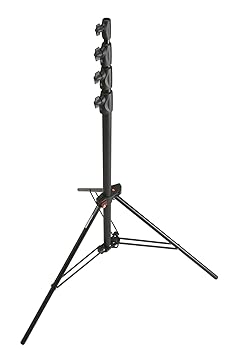 【中古】Manfrotto ライトスタンド アルミ マスタースタンド AC Jタイプ 1004JBAC 全伸高:366cm