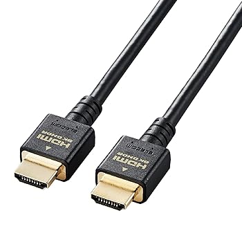 【中古】(未使用品)エレコム HDMI 2.1 ケーブル ウルトラハイスピード 1.5m 【Ultra High Speed HDMI Cable認証品】 8K(60Hz) 4K(120Hz) 48Gbps 超高速 【 PS5 ／ P