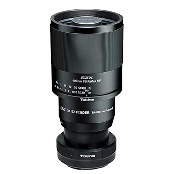 【中古】Tokina 望遠ミラーレンズ SZX 400mm F8 Reflex MF& 2X EXTENDER KIT マイクロフォーサーズ マニュアルフォーカス 640586