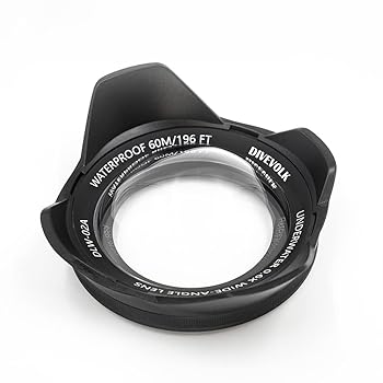 【中古】水中広角変換レンズ X0.6 DIVEVOLKハウジングおよびアクションカメラ用。