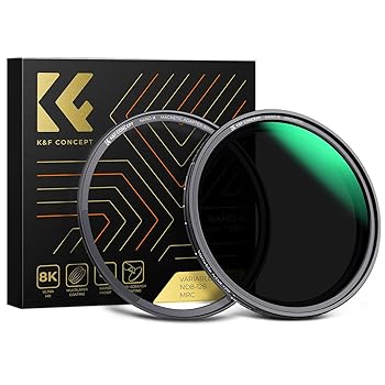 【中古】(人並み外れたに似つかわしい)K\u0026F Concept 55粍 磁石変数NDろ波器ND8-ND128 X状ムラ絶無 日本製AGC光学瑠璃 固定ディスク超解像度 小っちゃい照りかえす率 28層ナノ上塗り 撥水防