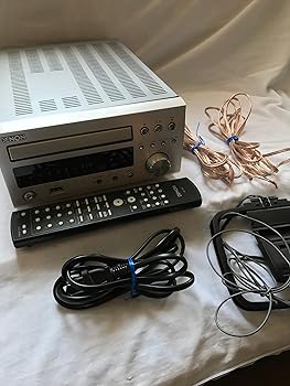 【中古】Denon CD受信システム 割り増し金しろがね色 RCD-M37-SP