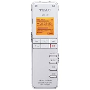 【中古】TEAC 集積回路リコーダー 24bit直線的PCM相応う 白いこと VR-10W
