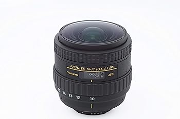 【中古】(未使用品)Tokina 魚眼ズームレンズ AT-X 107 AF DX NH Fisheye 10-17mm F3.5-4.5 (IF) キヤノン用 フルサイズ対応 フードなしタイプ