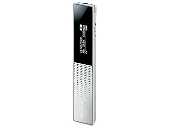 【中古】ソニー ステレオ集積回路リコーダー ICD-TX650 : 16GB 高性能デジタルマイクロホン内蔵 しろがね色 ICD-TX650 S