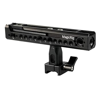 【中古】MAGICRIG 回転させる式NATOハンドルトップハンドルグリップ コールドシューマウントと位置選定尖んがり付き添い人 Arri用 デジタル一眼二眼レフ写真機 カメラケー