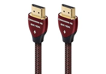 【中古】(未当て嵌める品)audioquest オーディオクエスト HDMI有線テレビ Cinnamon48（48Gbps・8K相応う）（CIN48G／3M）HDMI Cinnamon48／3.0m