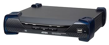 【中古】(人並み外れたに好いたらしい)ATEN DisplayPort IP-KVMエクステンダー（5K解像力＆10GbE網状組織相応う） KX9970 (受信システム)
