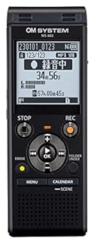 【中古】(非常に良い)OM SYSTEM/オリンパス WS-883 BLK 語学学習/講義録音/会議録音/議事録/リニアPCM録音/外部メモリ対応 ブラック|COCOHOUSE