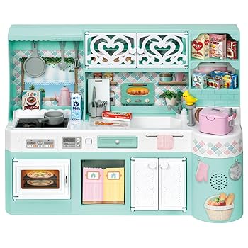 【中古】(非常に良い)タカラトミー リカちゃん LF-03 にぎやかサウンド リカちゃんキッチン 着せ替え おままごと おもちゃ 3歳以上