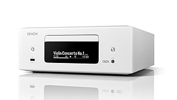 【中古】デノン Denon RCD-N12 ネットワークCDレシーバー HEOS／ハイレゾ／HDMI ARC対応 ホワイト RCDN12W