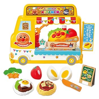 【中古】(未使用品)ジョイパレット(JOYPALETTE) アンパンマン チャイムで注文♪おりょうりをテイクアウト! できたてアンパンマンキッチンカー