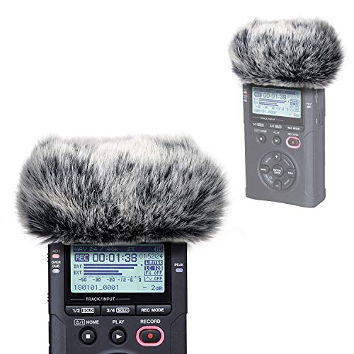 【中古】YOUSHARES DR40X Tascam DR-40X DR-40 ポータブルレコーダー用ウィンドスクリーンマフ DR40マイクデッドキャットフロントガラス 人工毛皮ウィンドスクリーン