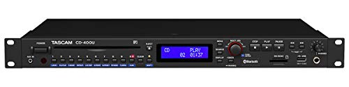 【中古】TASCAM (タスカム) Bluetooth/AM･FMチューナー搭載 CD-400U 1Uマルチプレーヤー