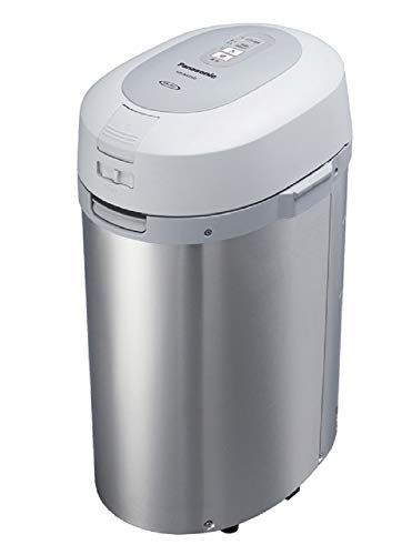 【中古】(非常に良い)パナソニック 生ゴミ処理機 家庭用 コンポスト 温風乾燥式 6L シルバー MS-N53XD-S