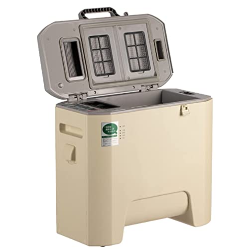 【中古】(非常に良い)スマートキッチンごみ堆肥機、18 L容量の食品循環器、室内／室外食品堆肥機、商業アパートのテーブル式食品ごみ処理機