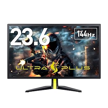 【中古】(人並み外れたに好いたらしい)プリンストン大学 ULTRA PLUS ゲーミングモニター 23.6型広広とした (盛りだくさん固定ディスク／144サイクル／FreeSync／DisplayPort／TNダイアログボックス) PTFGSA-24W