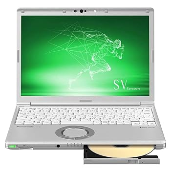 【中古】パナソニック 12.1型 万覚え帳マイコン Let\u0027s note SV続きもの（しろがね色）[Corei5 ／ 記憶装置 8GB ／ SSD 256GB ／ Microsoft Office 2019] CF-SV9