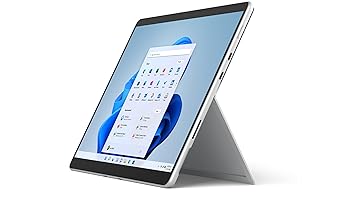 【中古】(非常に良い)マイクロソフト Surface Pro 8 ／ Office H&B 2021 搭載 ／ 13インチ ／第11世代 Core-i5 ／8GB／256GB ／ プラチナ 8PQ-00010