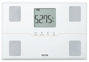 【中古】(未使用品)タニタ 体重計 体組成計 50g ホワイト BC-315 WH【体脂肪率／内臓脂肪レベル／筋肉量／基礎代謝量／体内年齢／推定骨量／BMI／立掛け収納OK／乗