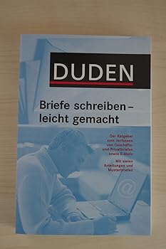 【中古】(非常に良い)Duden. Briefe schreiben - leicht gemacht. Ein Ratgeber