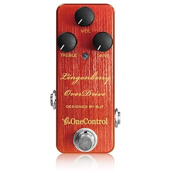 【中古】(非常に良い)One Control Lingonberry OverDrive コンパクトエフェクター／オーバードライブ (ワンコントロール OC-LBOD)