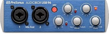【中古】(良い)PreSonus オーディオインターフェース AudioBox USB 96 (インターフェース単体, Blue)｜COCOHOUSE