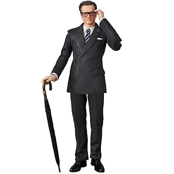 【中古】(良い)MAFEX マフェックス No.73 キングスマン ハリー (ガラハッド) ハート 全高約155mm 塗装済み 可動フィギュア