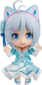 【中古】(非常に良い)ねんどろいど 電脳少女シロ ノンスケール ABS&PVC製 塗装済み可動フィギュア